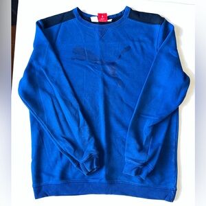 Puma Crewneck Sweatshirt Blue Medium